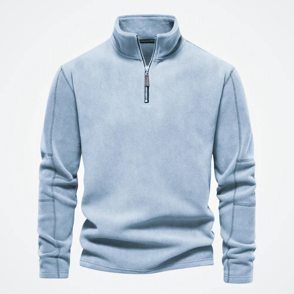 Men's Hoodie with High Collar Tromsø - Pure