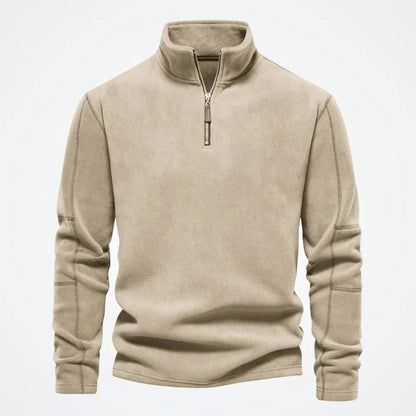 Men's Hoodie with High Collar Tromsø - Pure