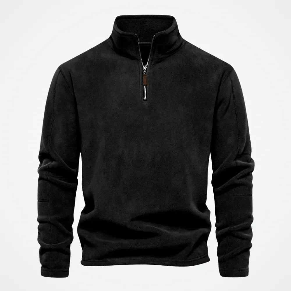 Men's Hoodie with High Collar Tromsø - Pure