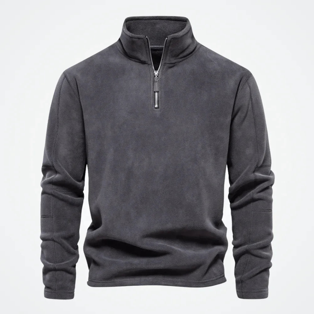 Men's Hoodie with High Collar Tromsø - Pure